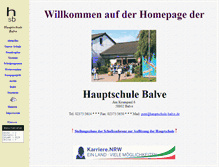 Tablet Screenshot of hauptschule-balve.de